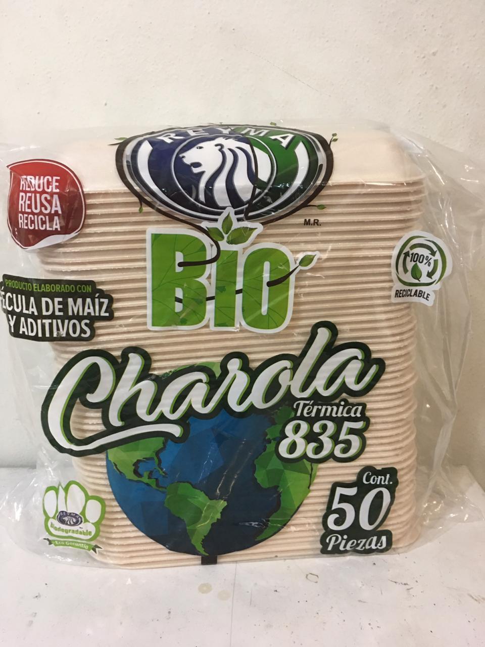 CHAROLA TERMICA BIODEGRADABLE 835 MARIEL 