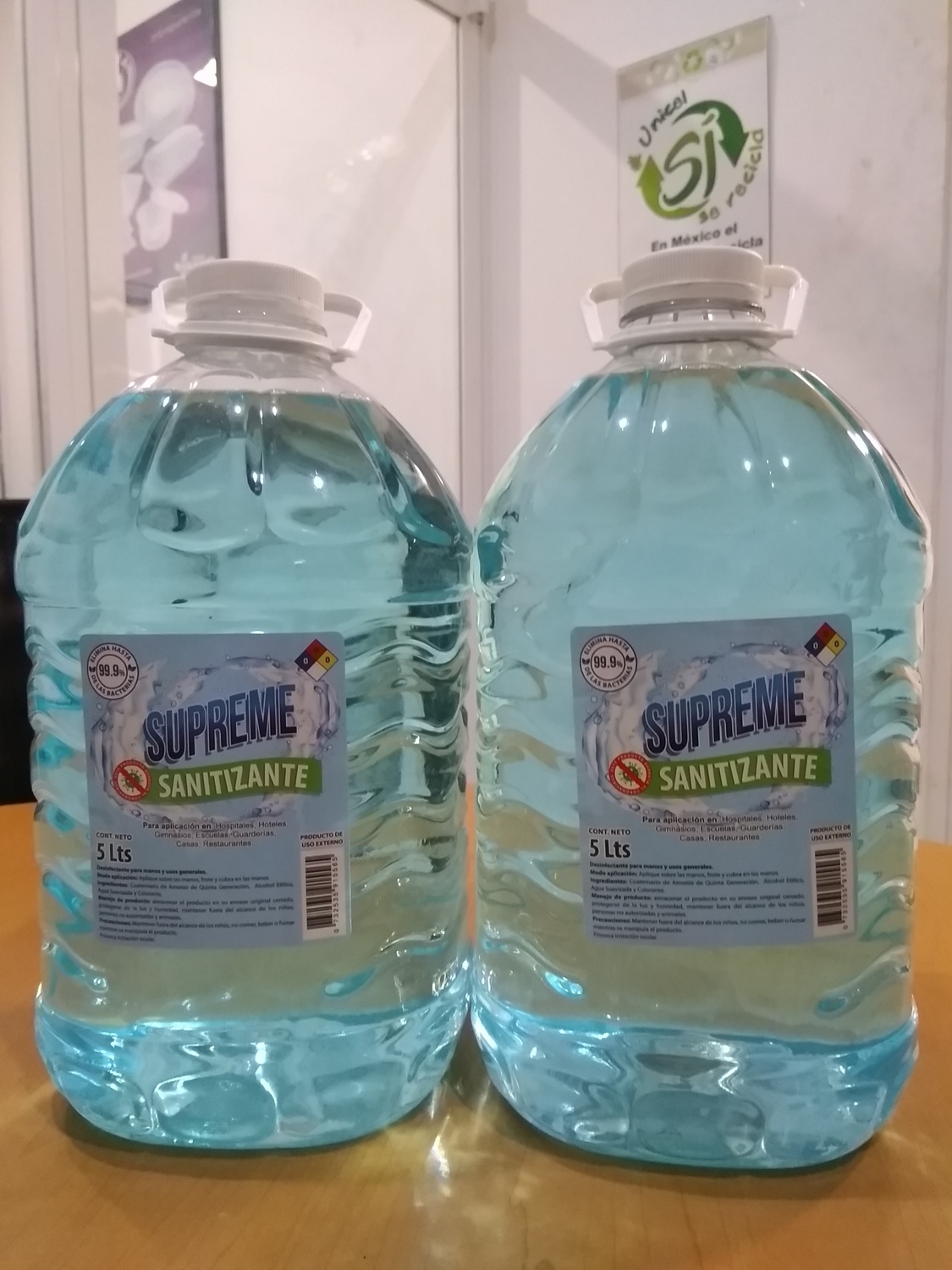 SANITIZANTE GARRAGA 5 LTS. 